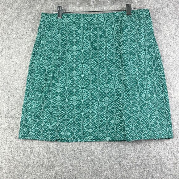 Ripskirt Hawaii Wrap Skirt Womens Large Green Geometric Coastal Beach Cover Up - Picture 1 of 7